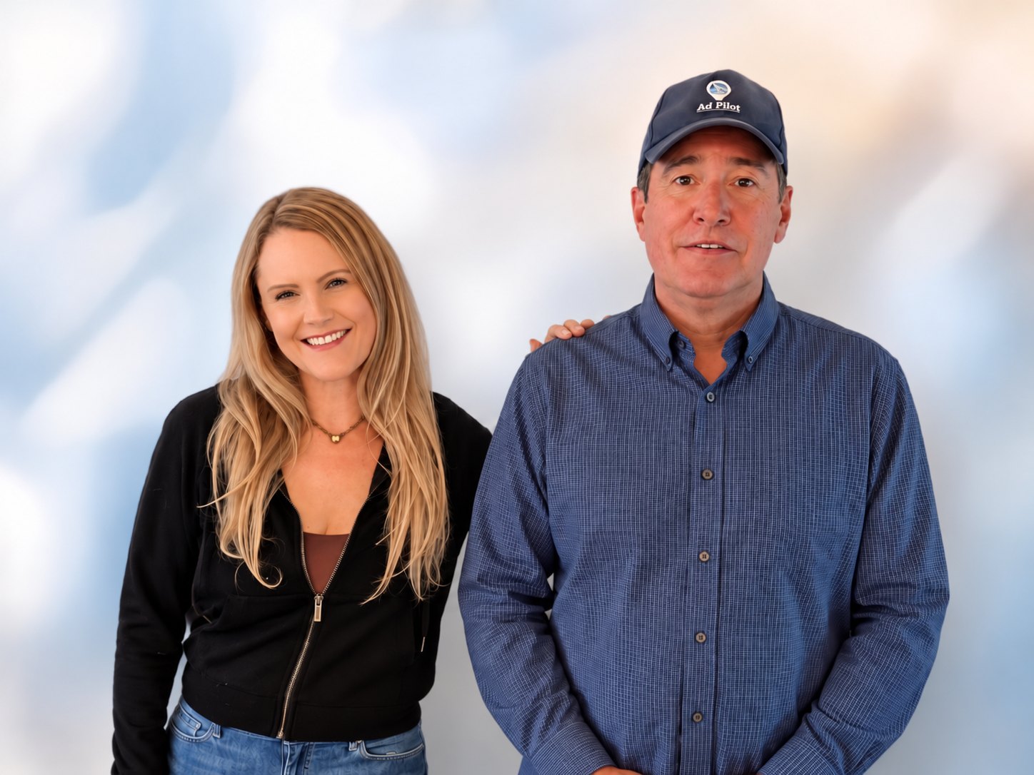Ad Pilot founder Kelly Knight and sales director Eric Sears